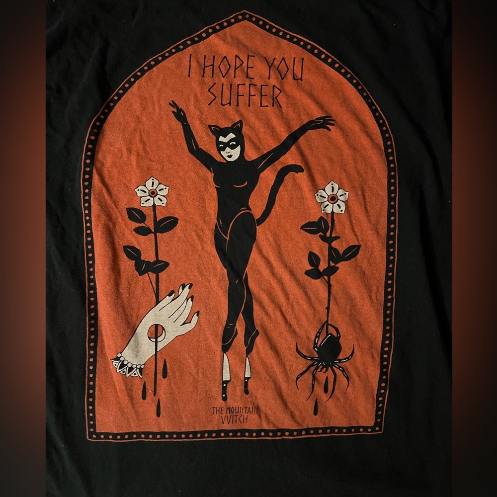 Limited Edition The Mountain Vvitch “I Hope You Suffer” T-Shirt XL